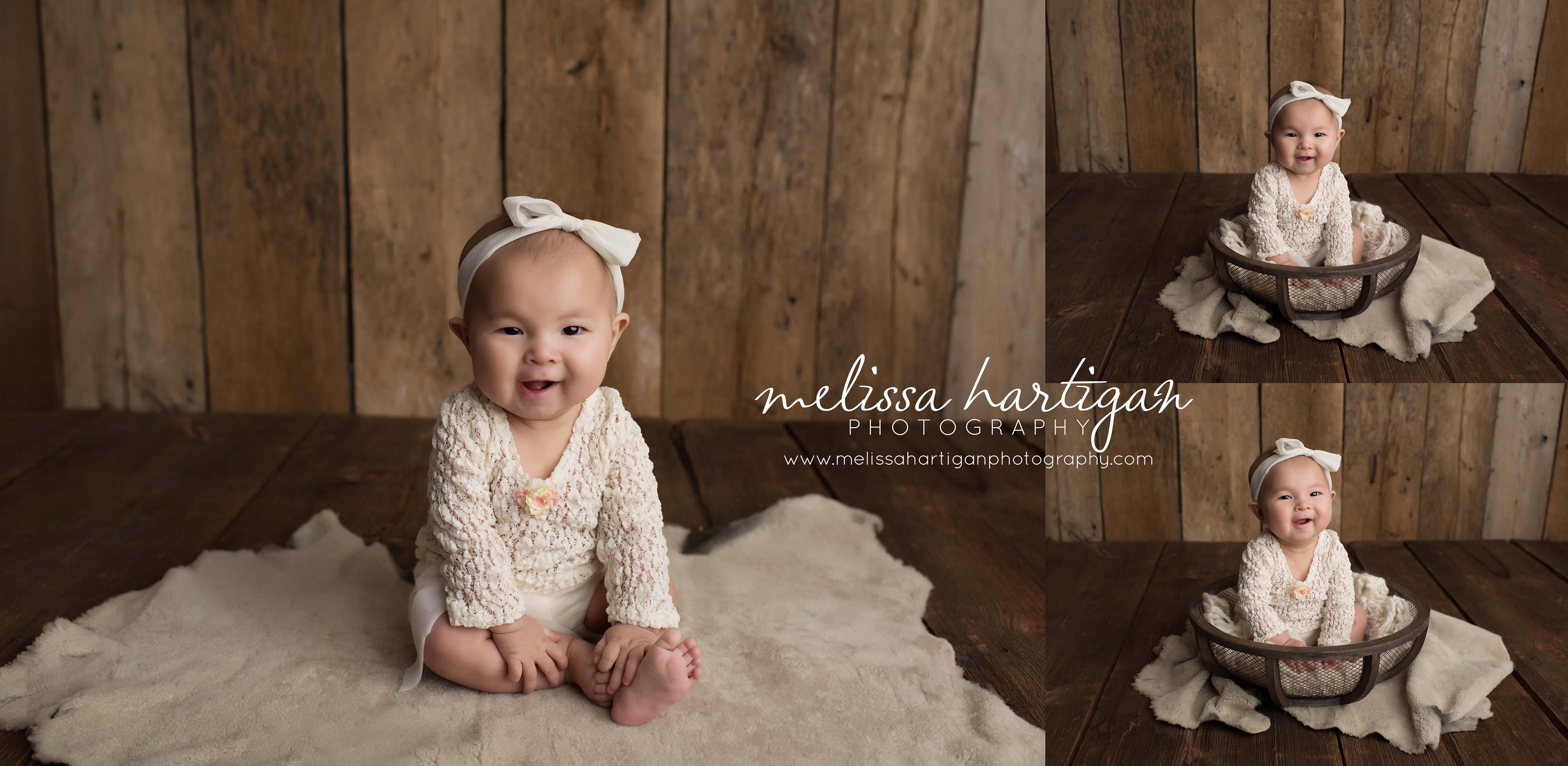Makayla, 6 months, Ellington Connecticut Baby Milestone Photographer, Coventry CT, Melissa Hartigan Photography