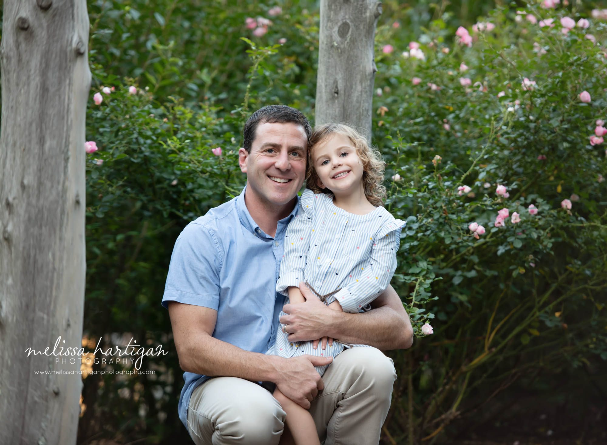 dad and daughter in Wickham Park CT Photographer