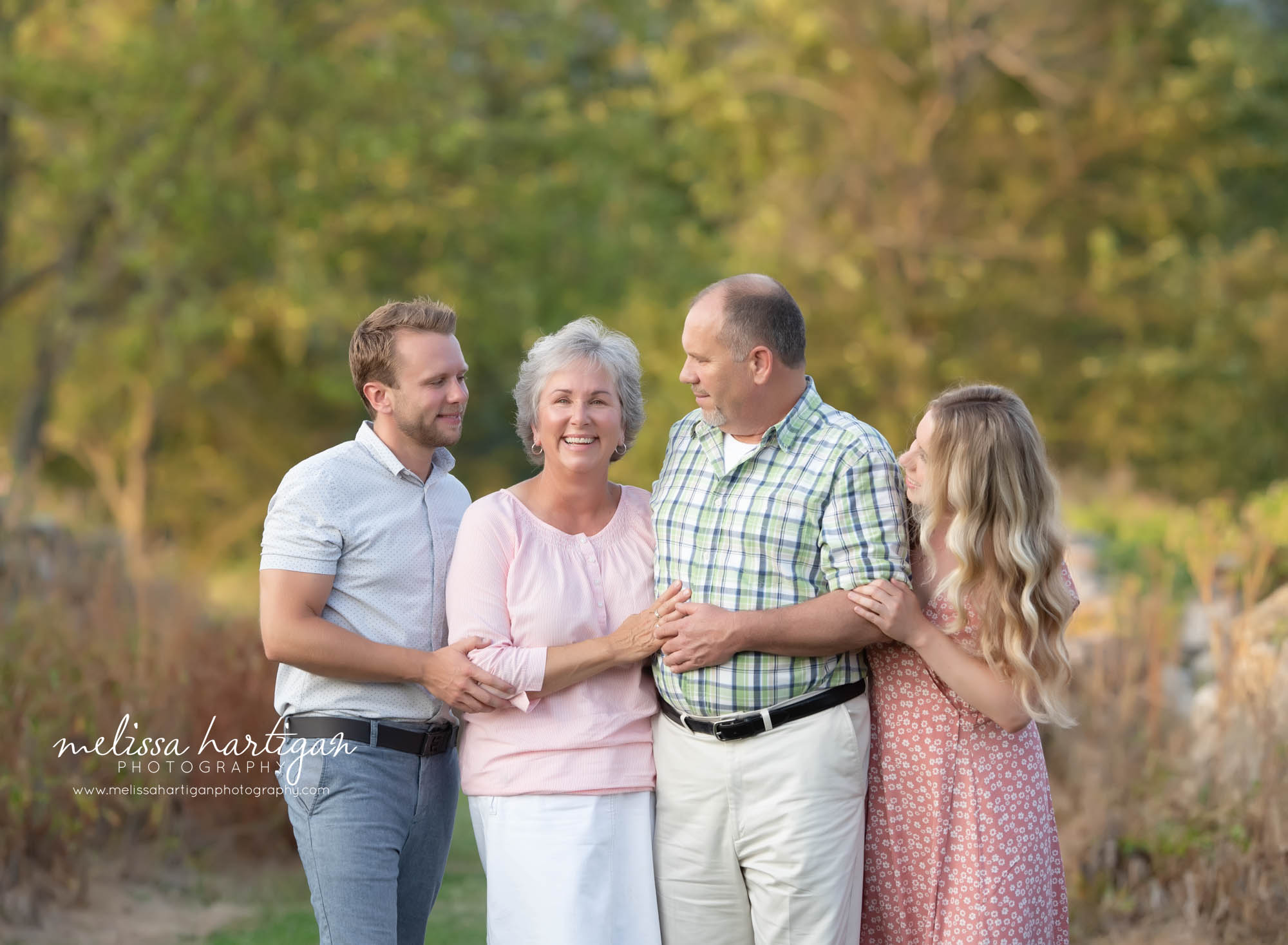 mom dad and adult children extended family photography session CT family Photographer