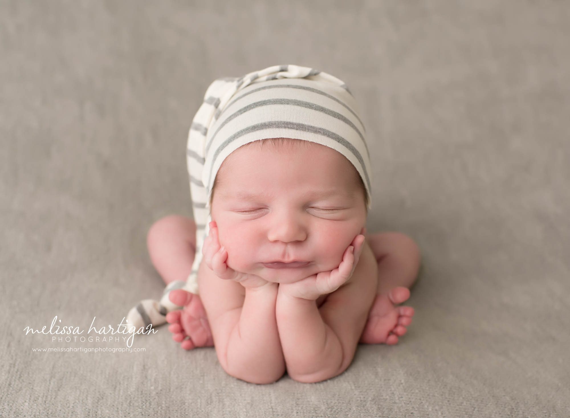 newborn baby boy posed froggy pose newborn photography