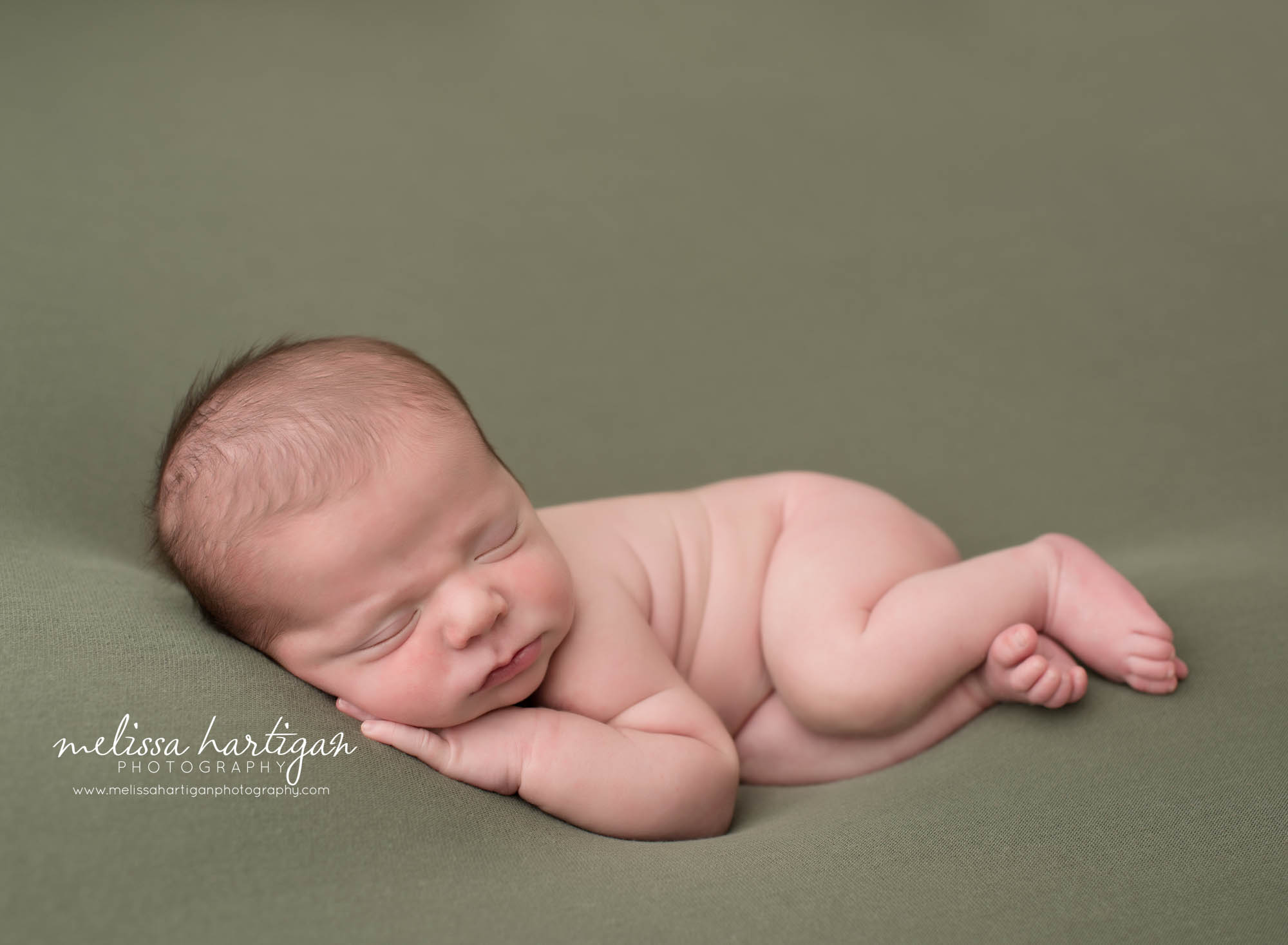 newborn baby boy pose don green backdrop newborn photographer middlesex county ct