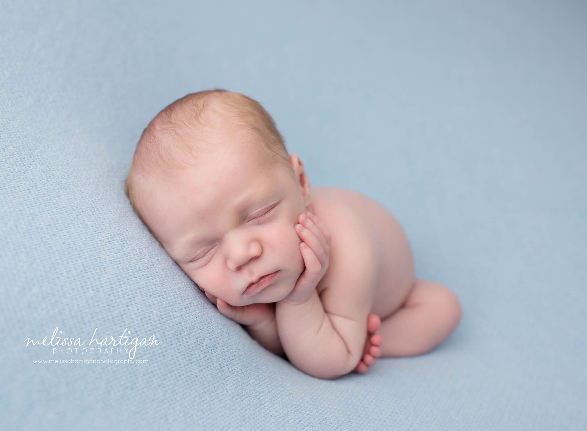 newborn baby boy posed in timber pose newborn photography CT