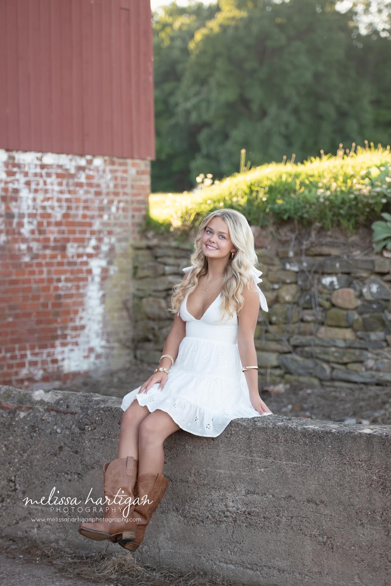 Teenage girl in high school posing for senior portraits Coventry CT Senior Photography